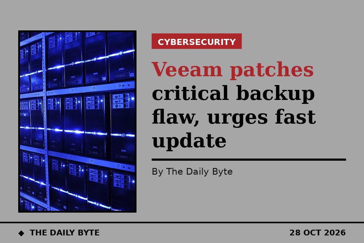 Veeam patches critical backup flaw, urges fast update