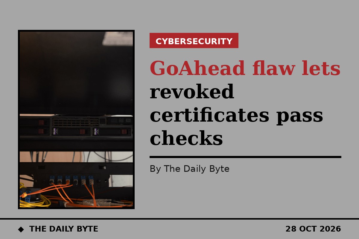 GoAhead flaw lets revoked certificates pass checks