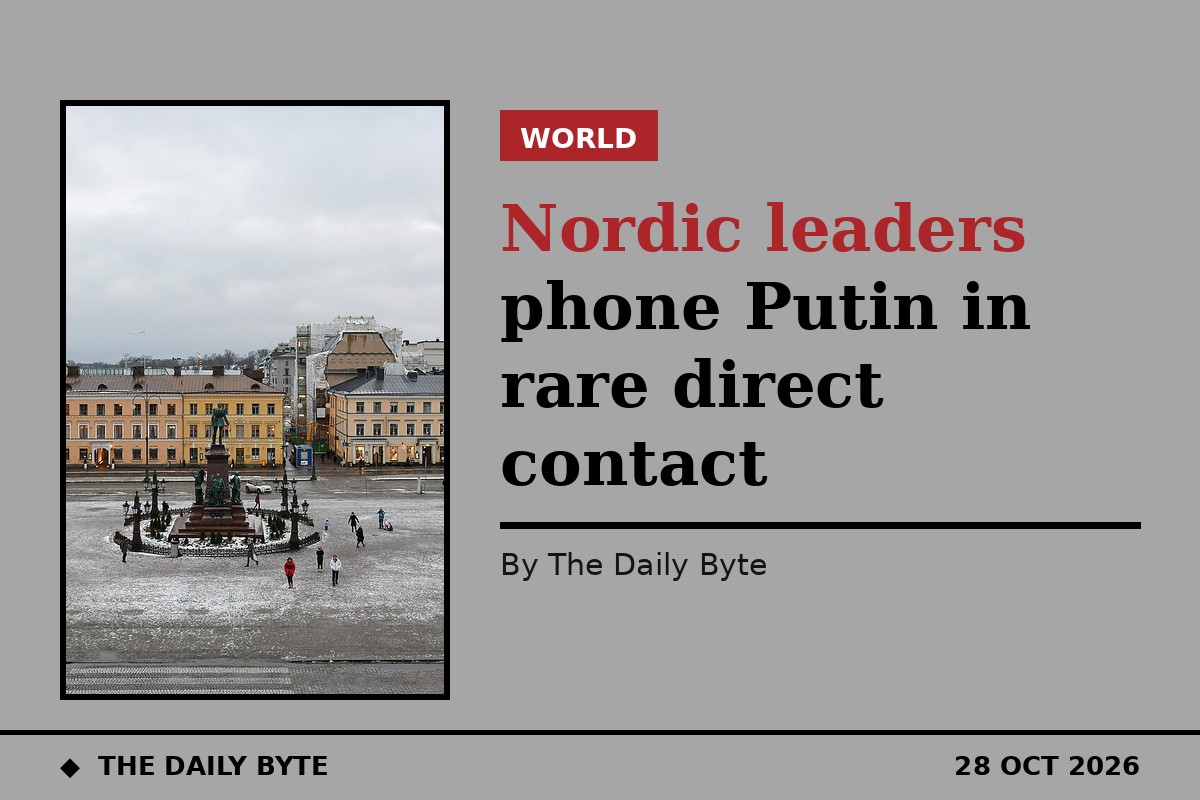 Nordic leaders phone Putin in rare direct contact