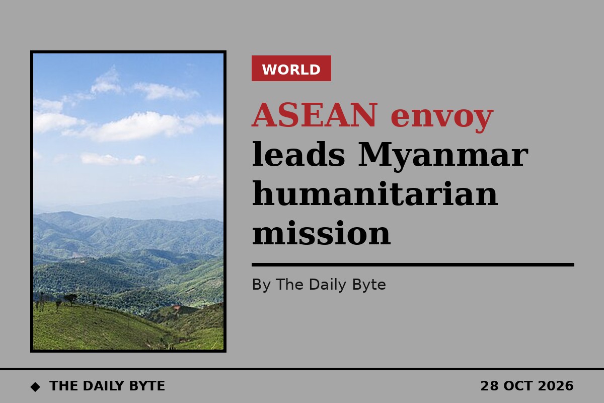 ASEAN envoy leads Myanmar humanitarian mission