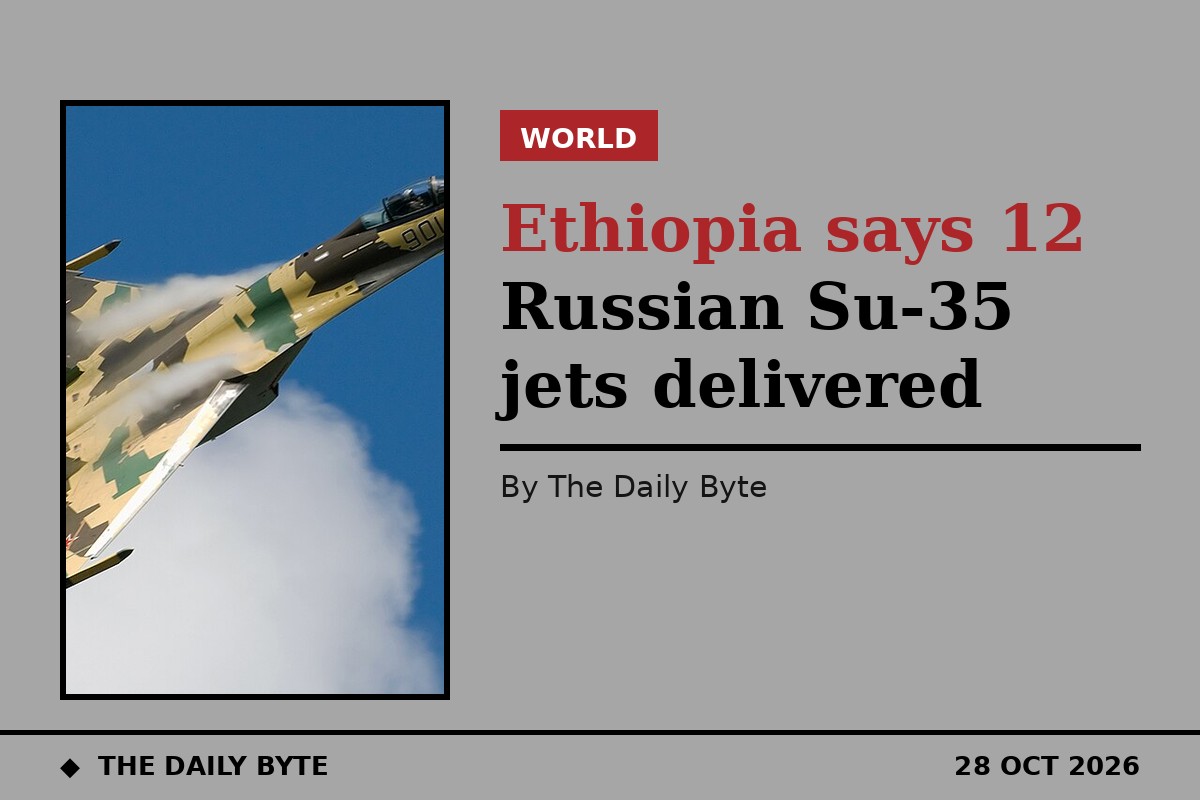 Ethiopia says 12 Russian Su-35 jets delivered