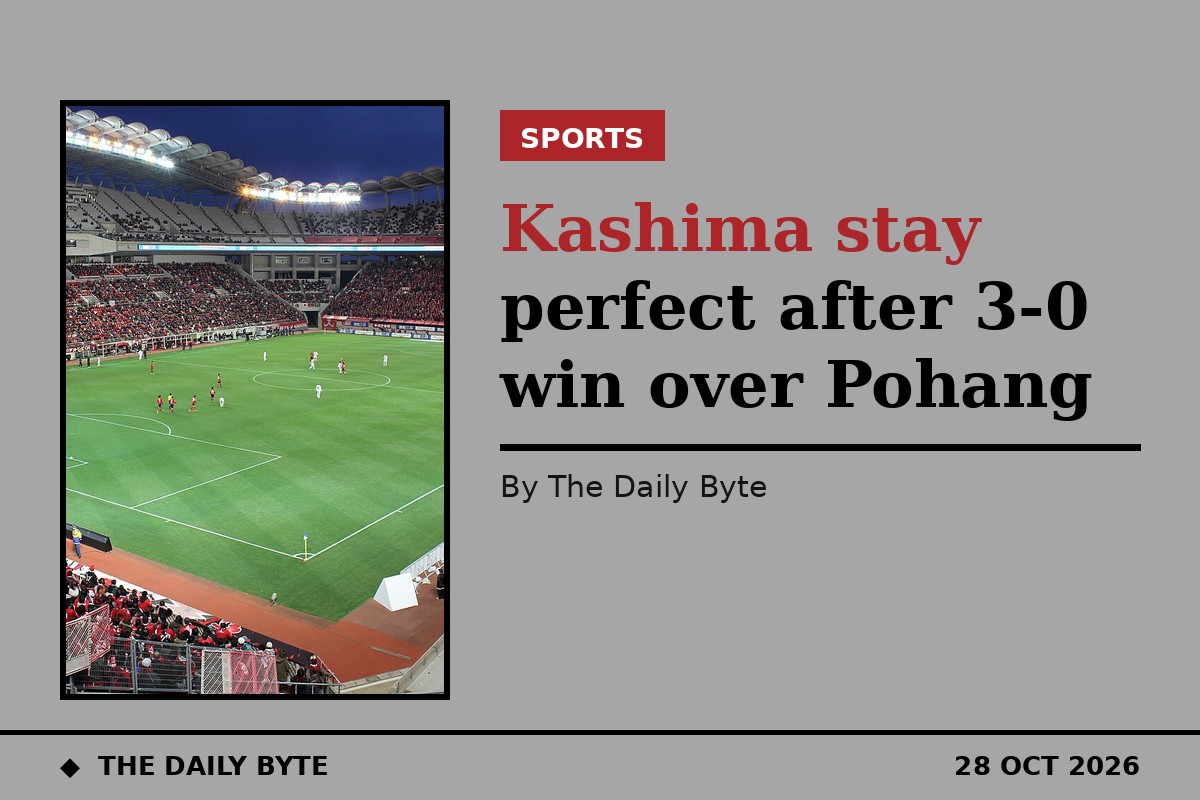 Kashima Stadium during a match (generic illustration)