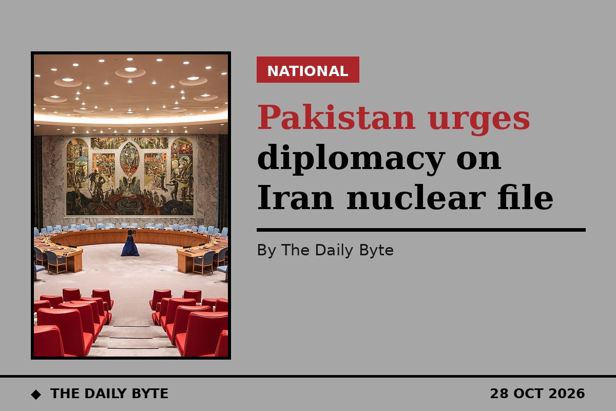Pakistan urges diplomacy on Iran nuclear file