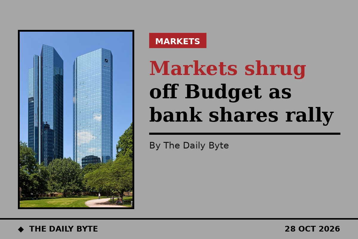 Bank headquarters towers in Frankfurt (generic illustration)