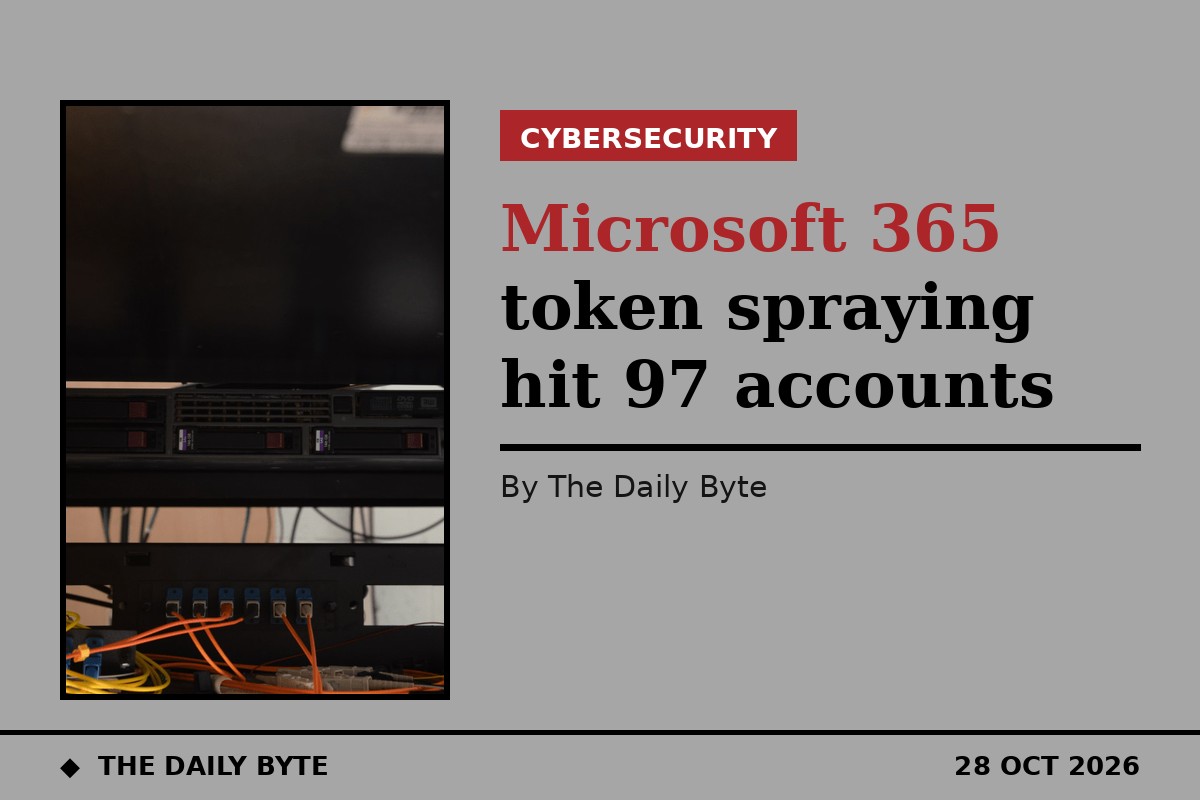 Microsoft 365 token spraying hit 97 accounts