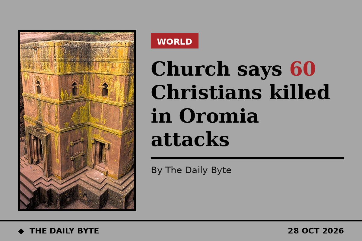 Church says 60 Christians killed in Oromia attacks