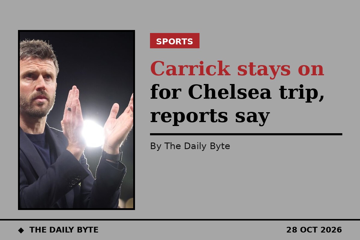 Carrick stays on for Chelsea trip, reports say