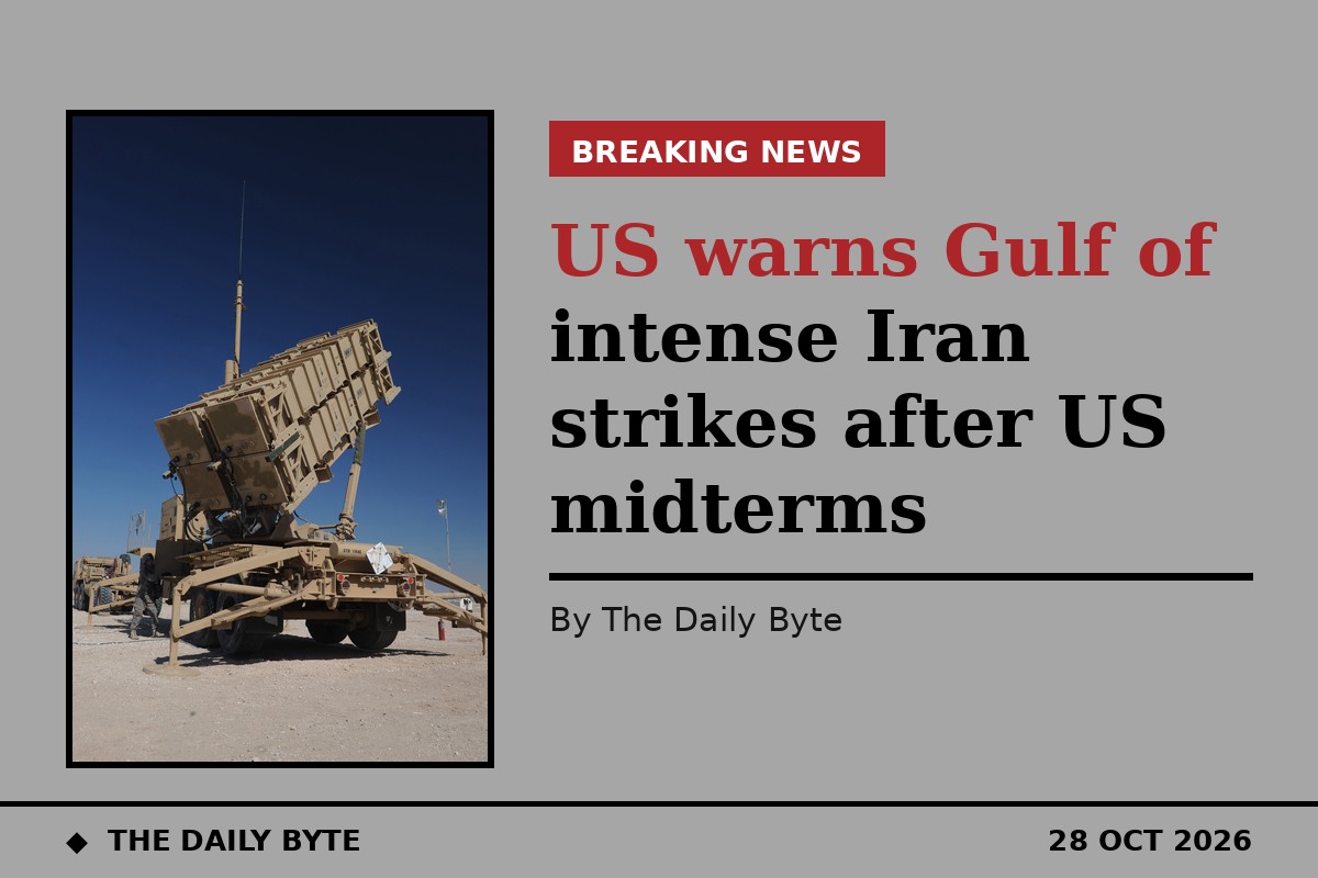 A US Patriot missile defence launcher deployed in a desert location (US military photo)