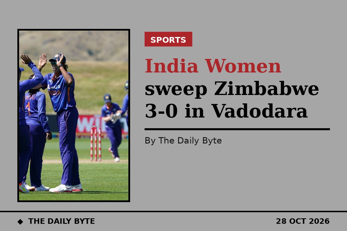 India Women sweep Zimbabwe 3-0 in Vadodara