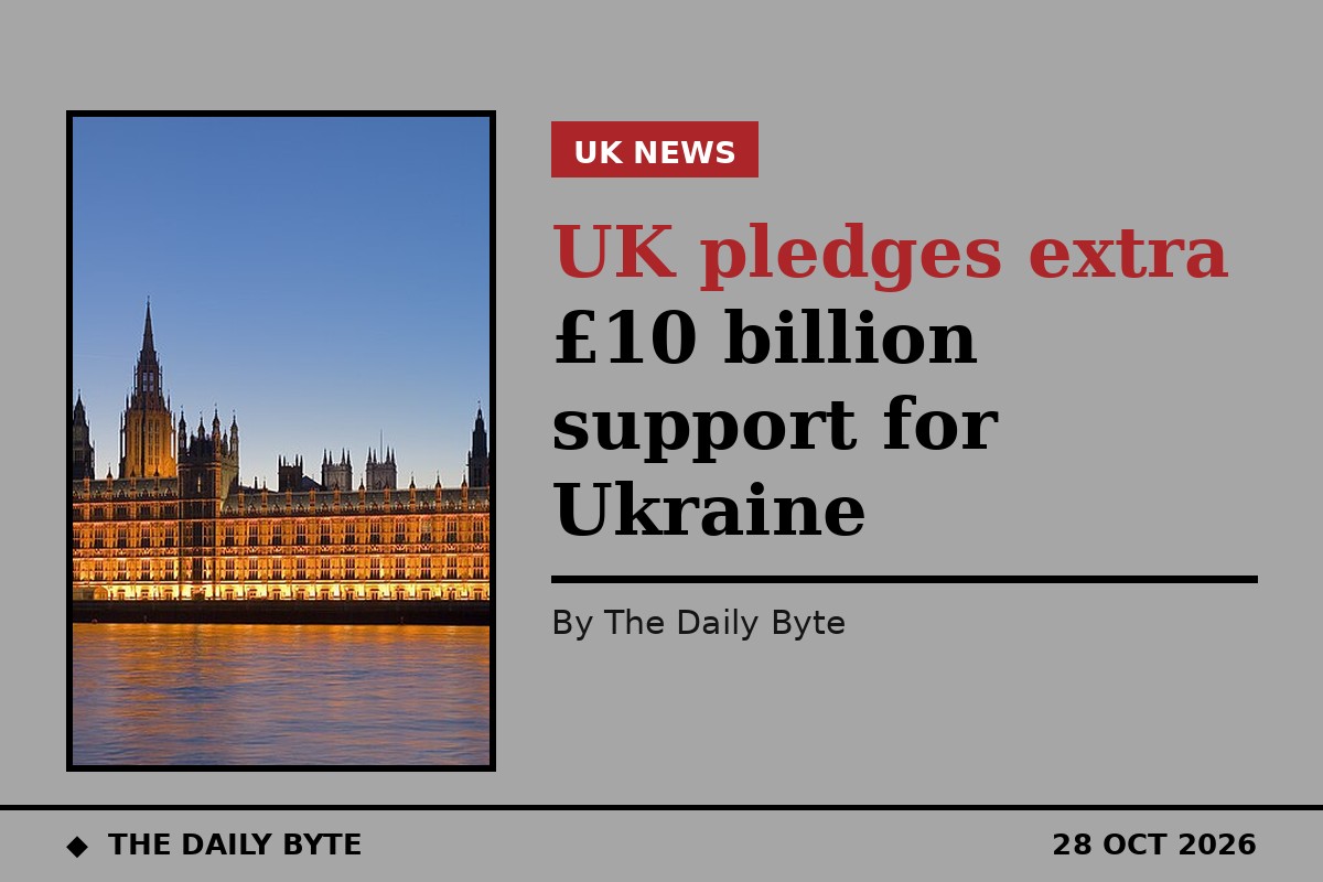 UK pledges extra £10 billion support for Ukraine