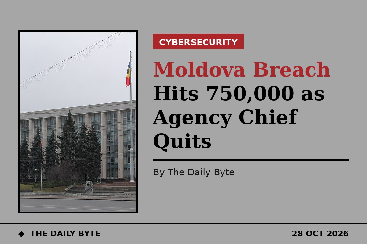 Moldova Breach Hits 750,000 as Agency Chief Quits