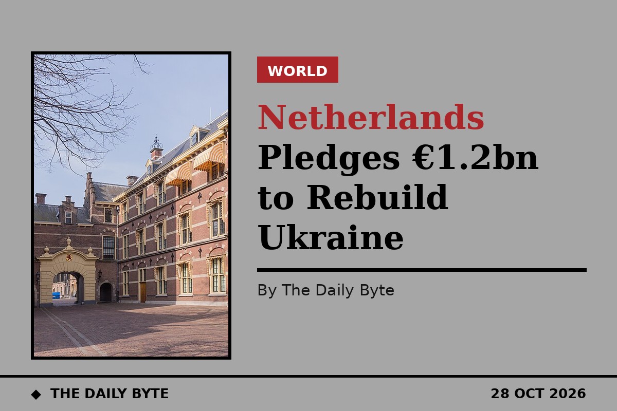 Netherlands Pledges €1.2bn to Rebuild Ukraine
