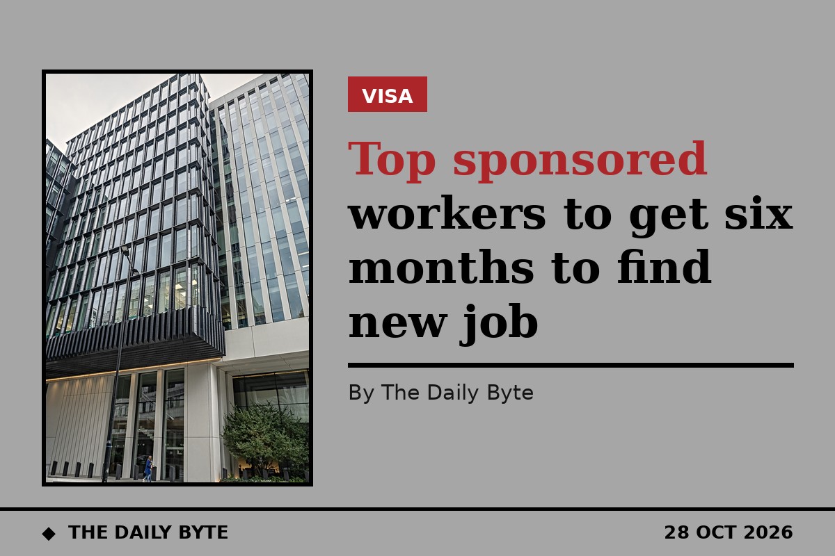 Top sponsored workers to get six months to find new job