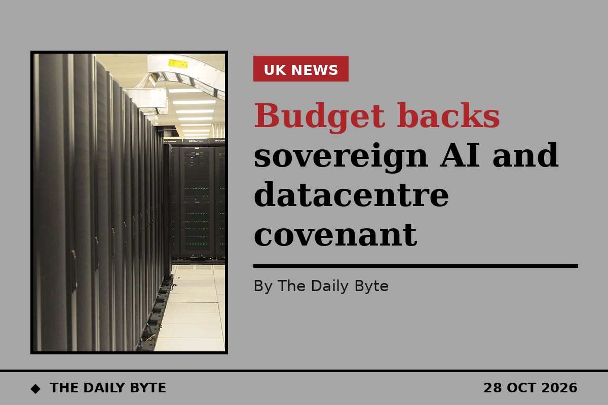 Budget backs sovereign AI and datacentre covenant