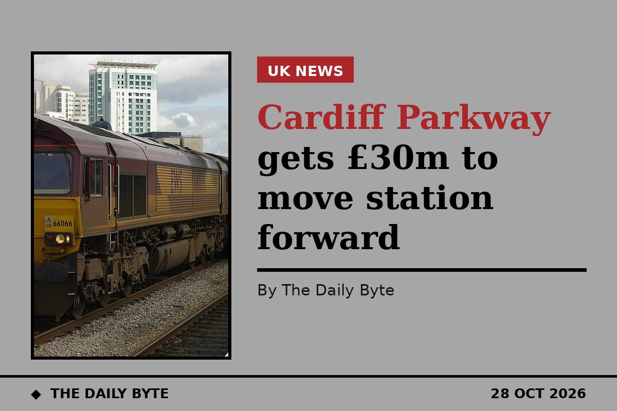 Cardiff Parkway gets £30m to move station forward