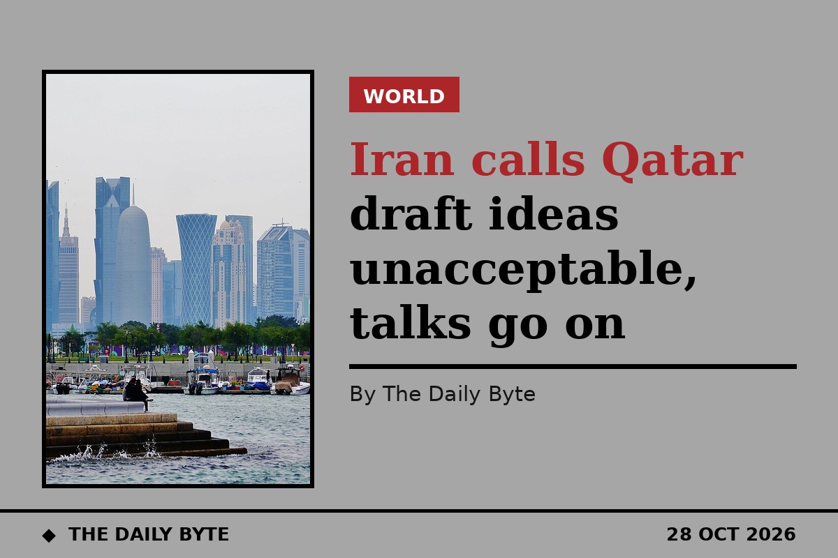 Iran calls Qatar draft ideas unacceptable, talks go on