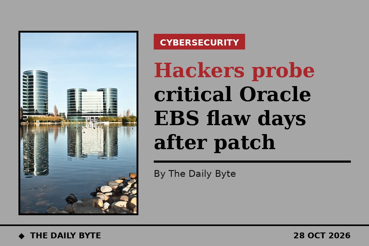 Hackers probe critical Oracle EBS flaw days after patch