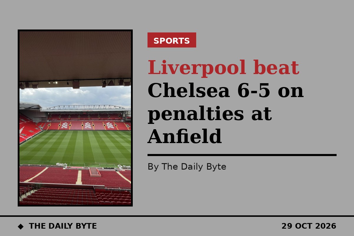 Liverpool beat Chelsea 6-5 on penalties at Anfield