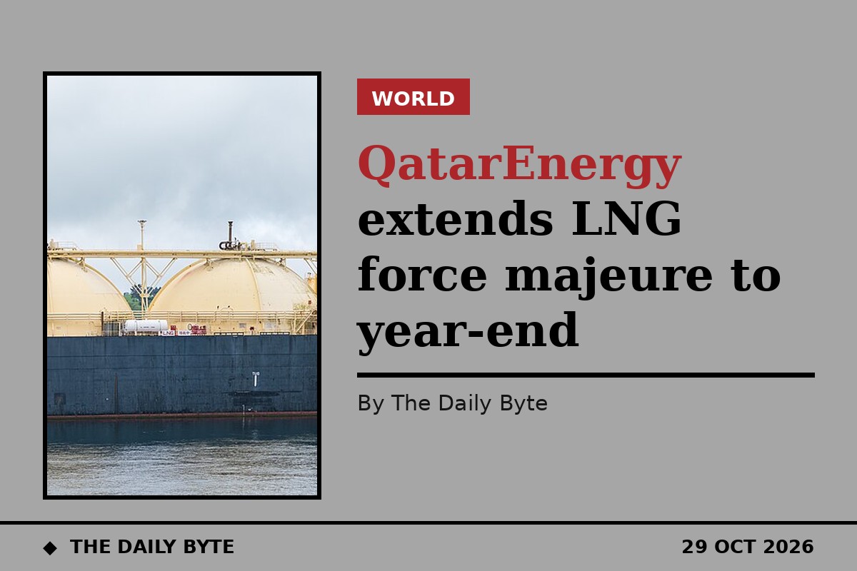 QatarEnergy extends LNG force majeure to year-end