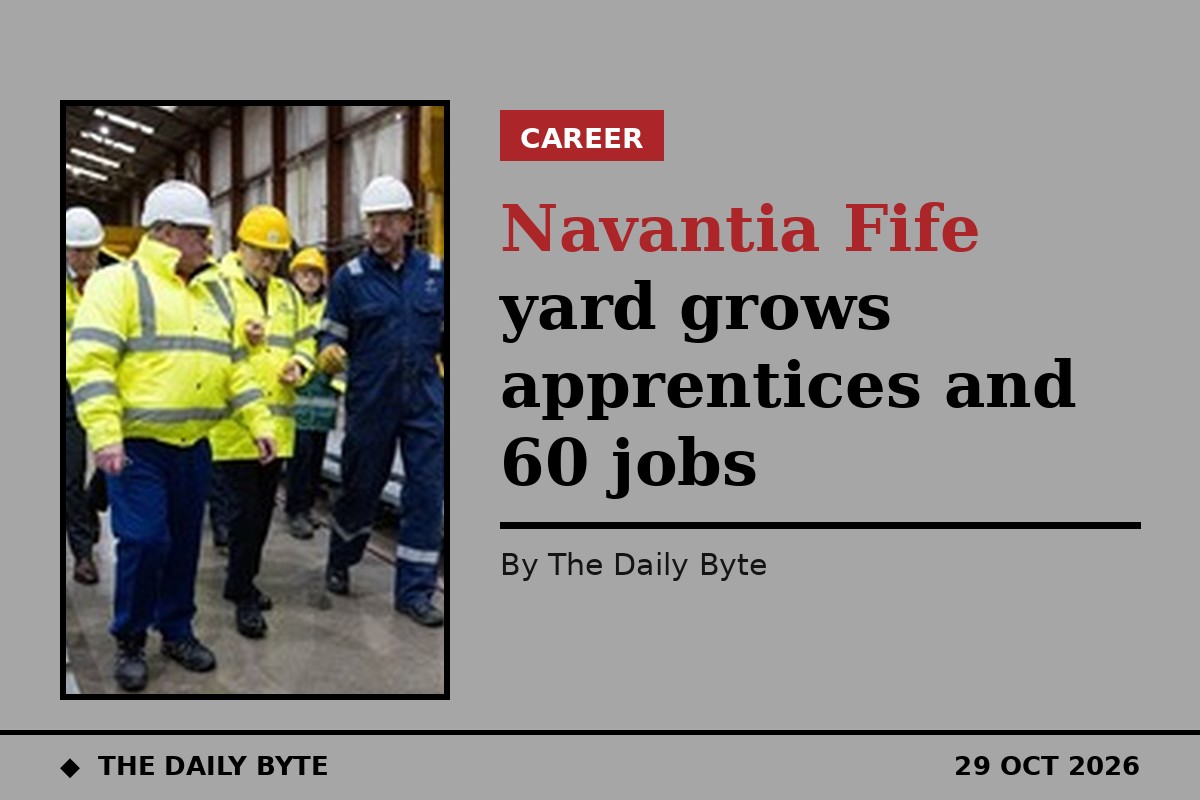Navantia Fife yard grows apprentices and 60 jobs