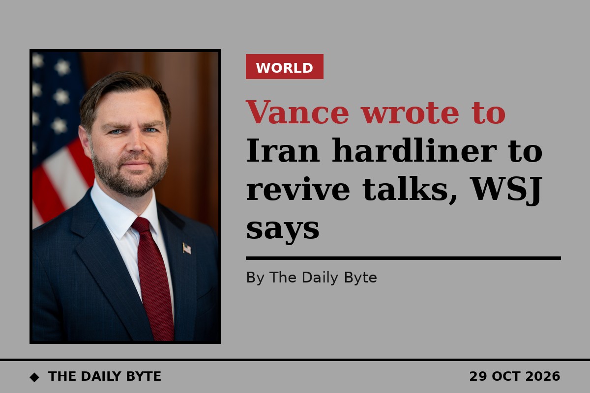 Vance wrote to Iran hardliner to revive talks, WSJ says