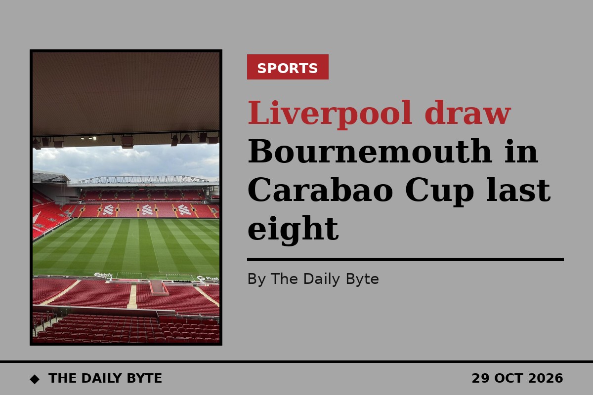 Liverpool draw Bournemouth in Carabao Cup last eight