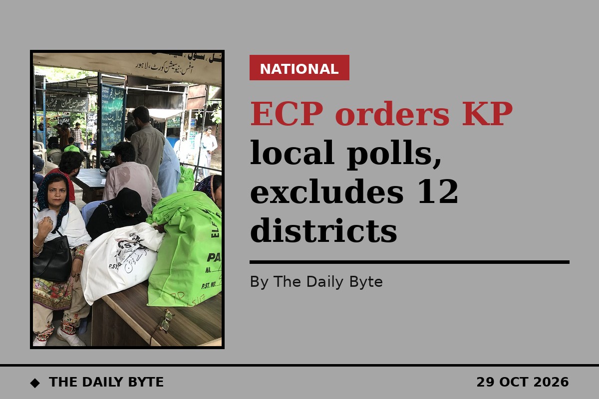 ECP orders KP local polls, excludes 12 districts