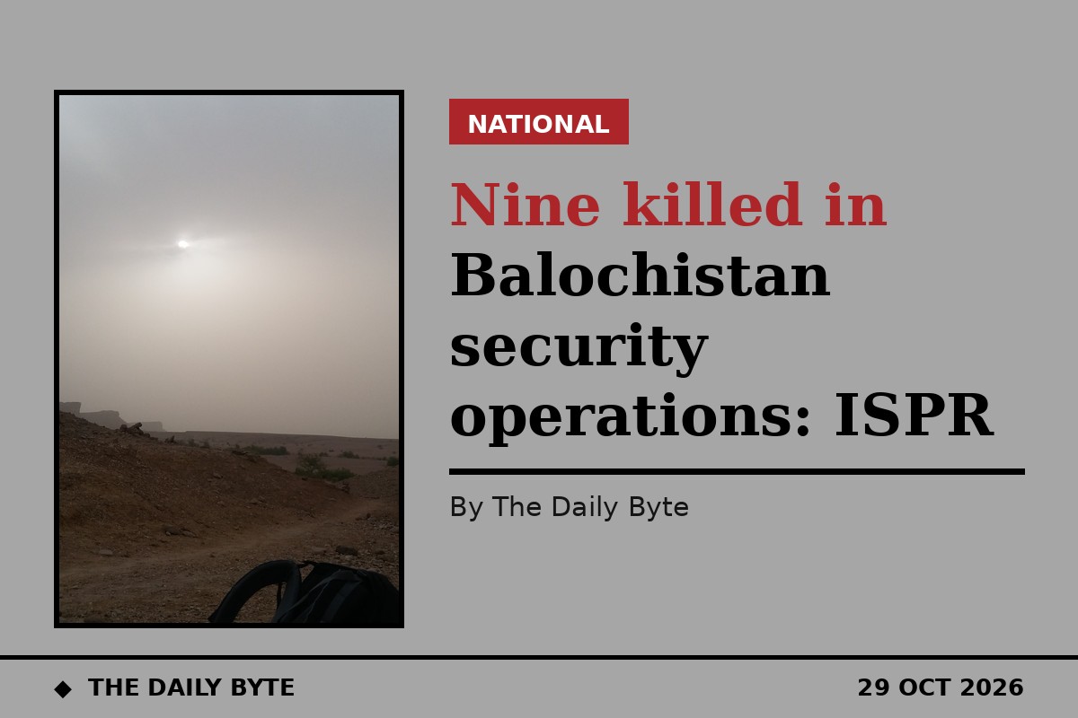 Landscape in Balochistan, Pakistan (file photo; not the operations themselves)