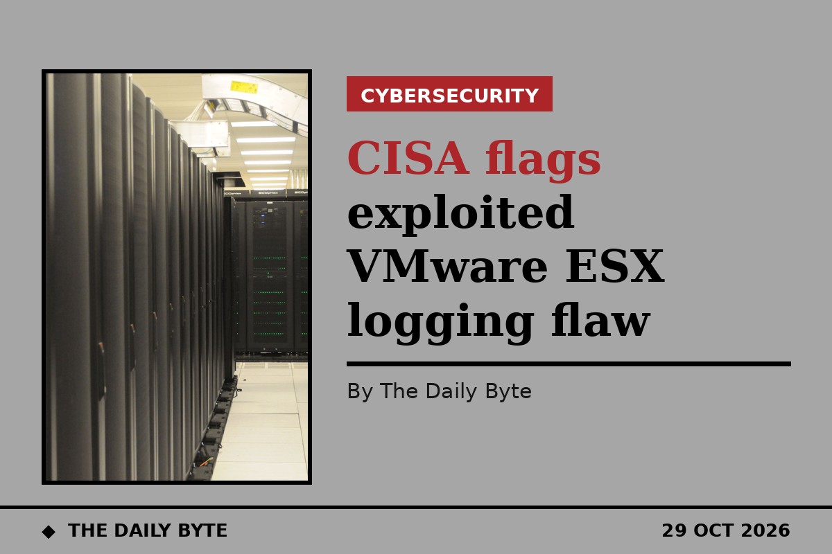 CISA flags exploited VMware ESX logging flaw