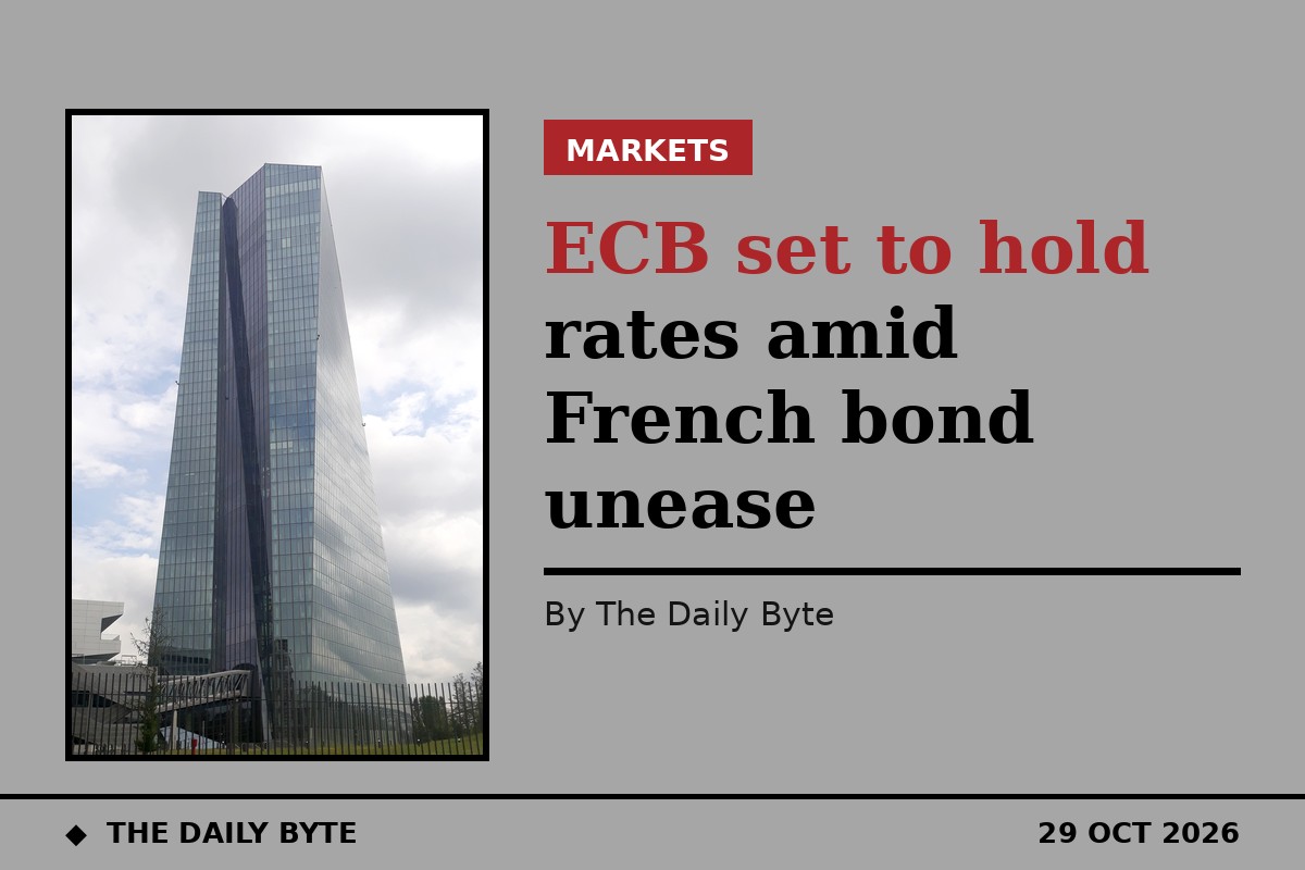 European Central Bank building, Frankfurt, July 2019 (file photo)