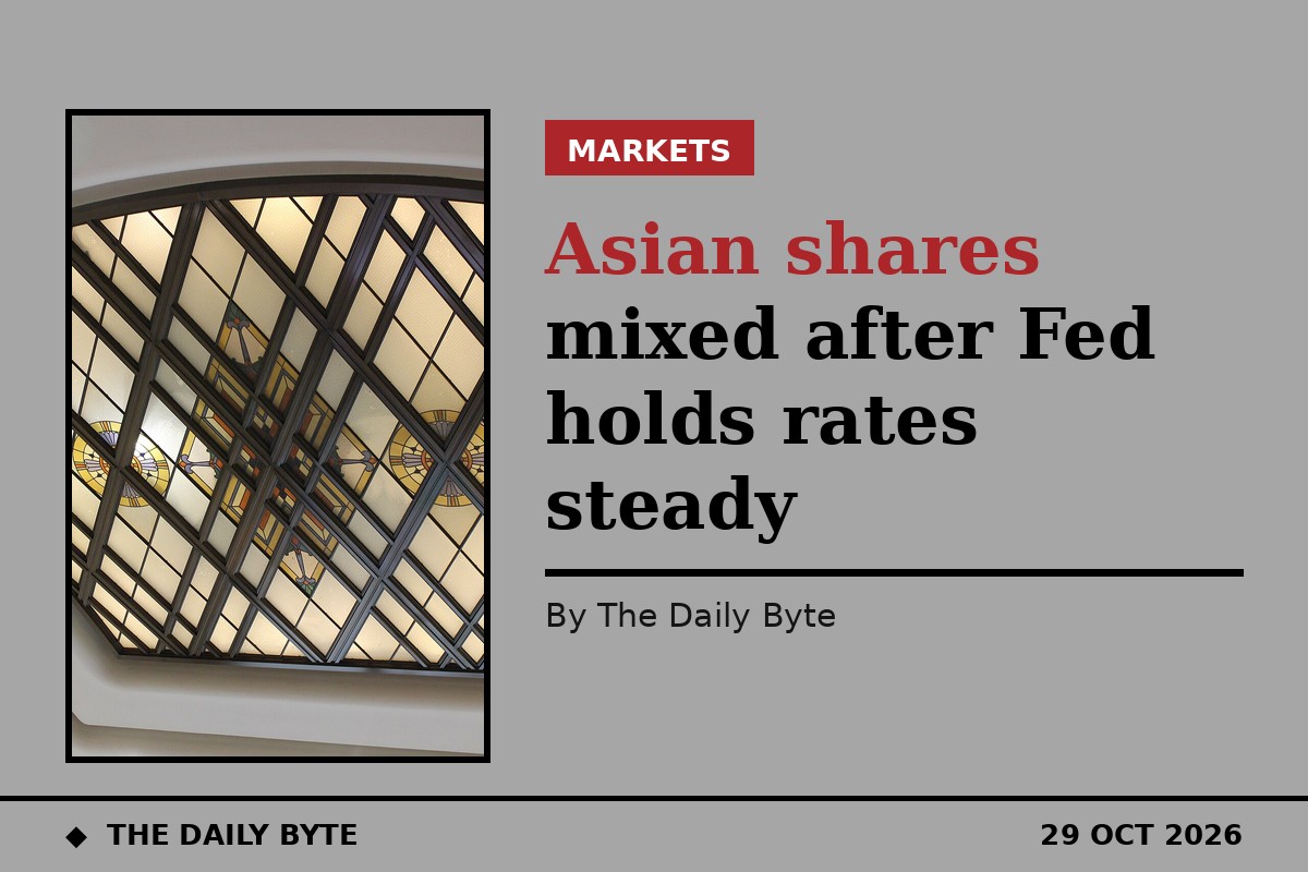 Asian shares mixed after Fed holds rates steady