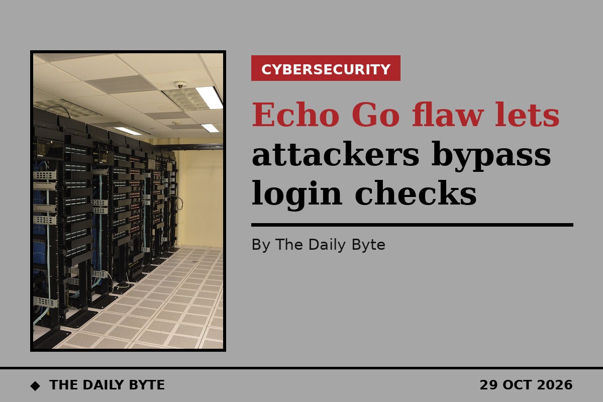 Echo Go flaw lets attackers bypass login checks