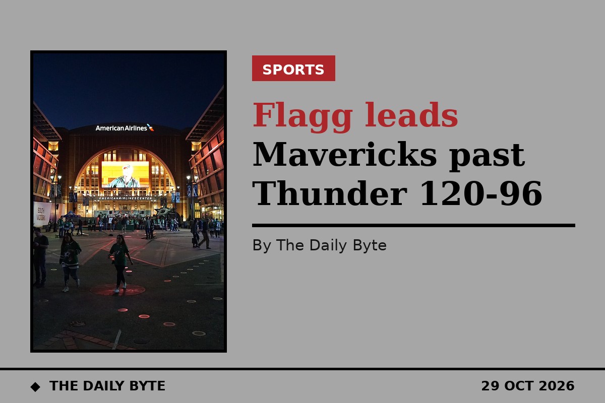 Flagg leads Mavericks past Thunder 120-96