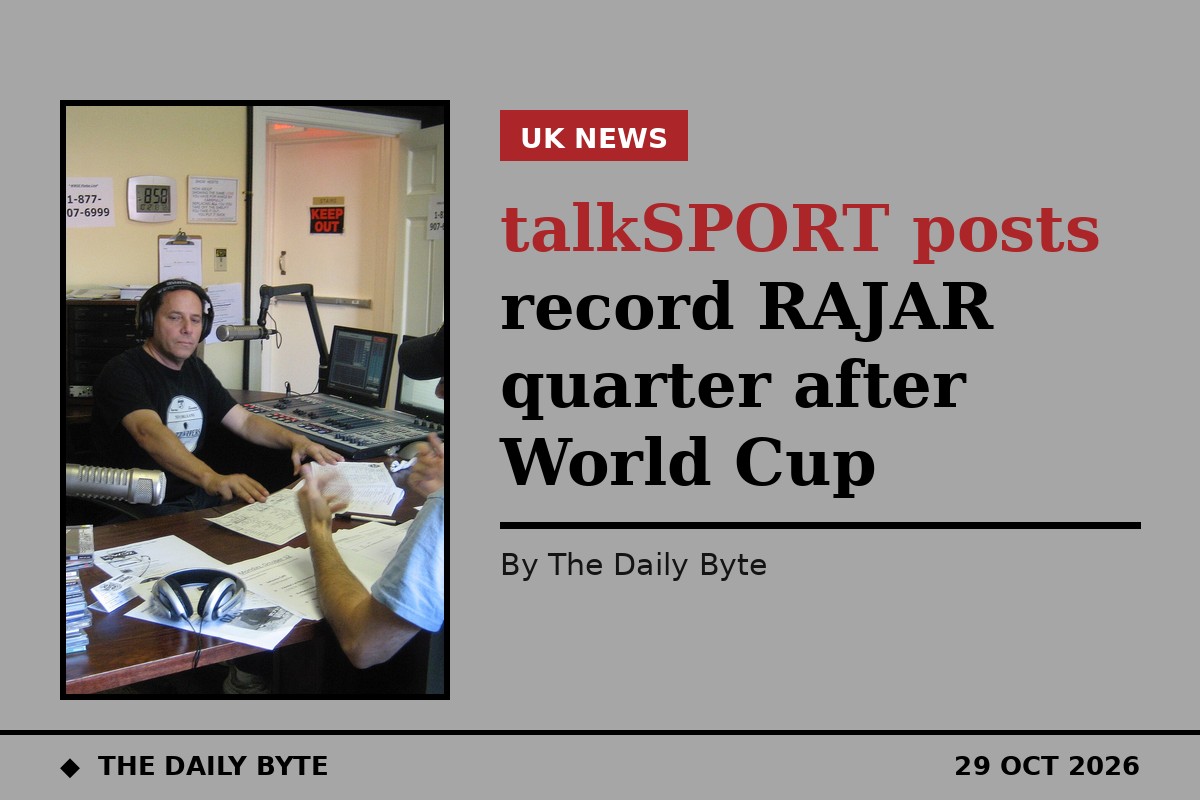 talkSPORT posts record RAJAR quarter after World Cup