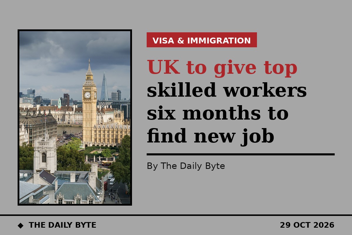 UK to give top skilled workers six months to find new job