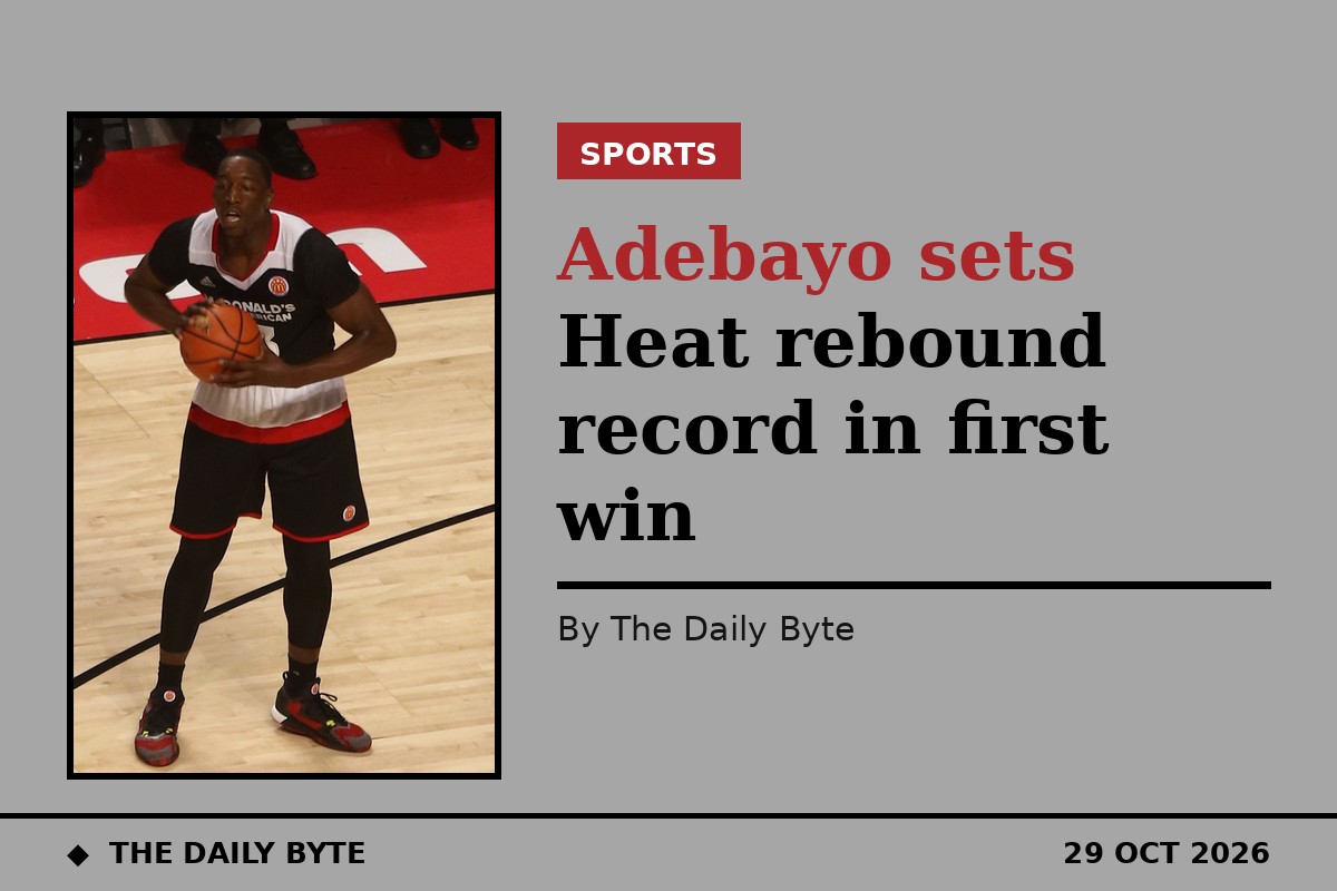 Bam Adebayo with the ball (file photo, 2016; not this game)