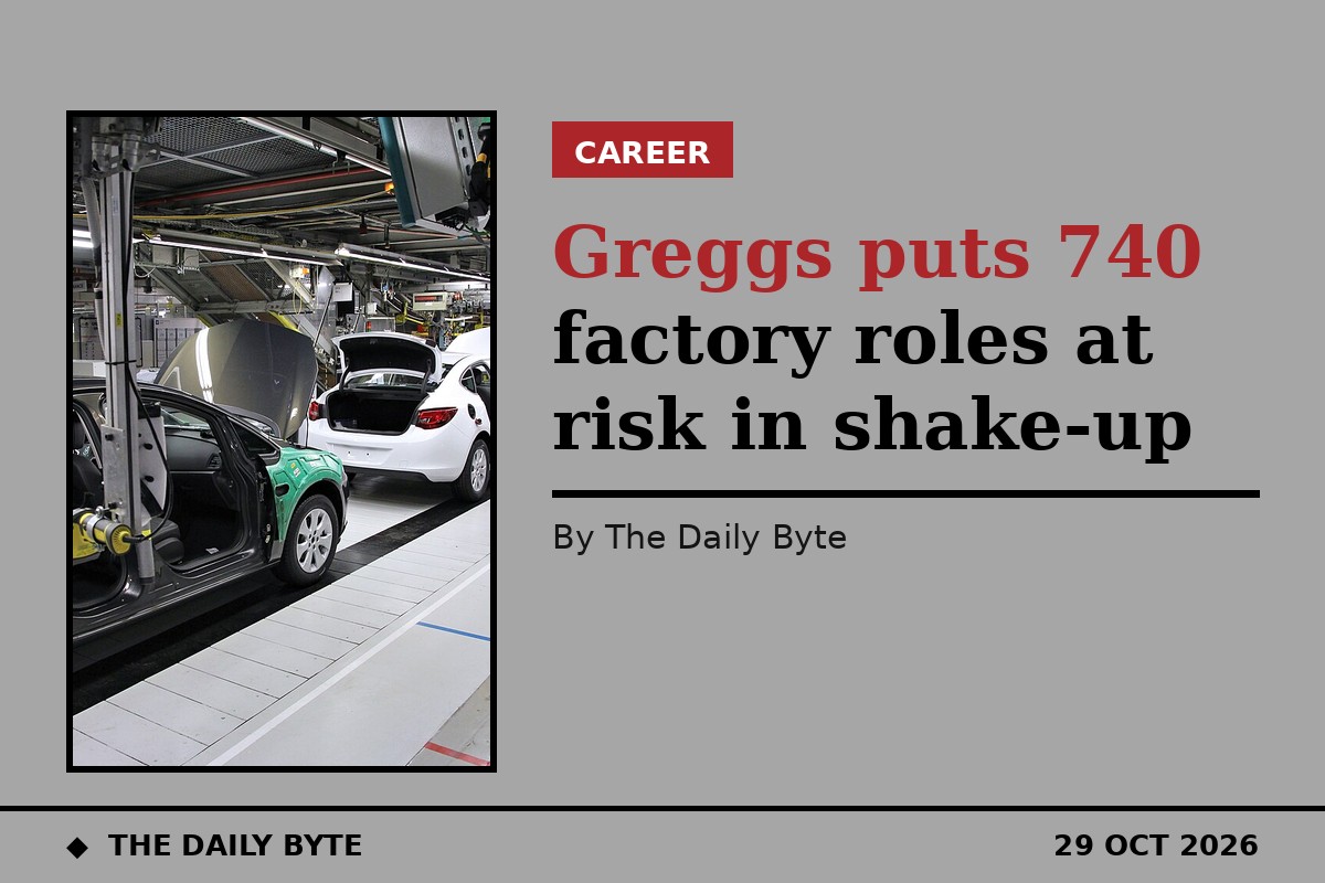 Greggs puts 740 factory roles at risk in shake-up