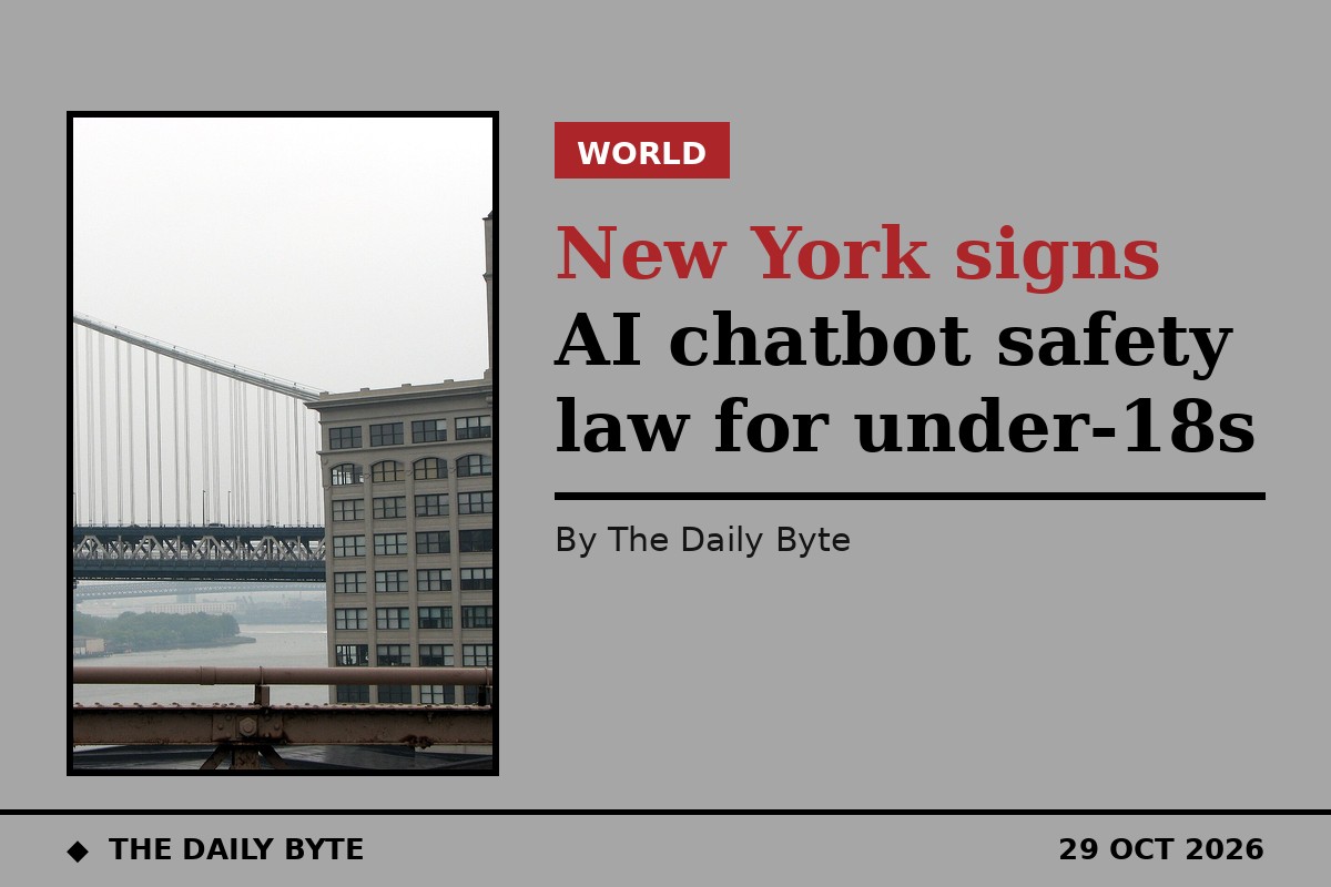 New York signs AI chatbot safety law for under-18s