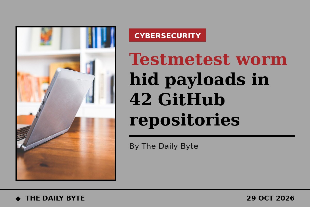 Testmetest worm hid payloads in 42 GitHub repositories