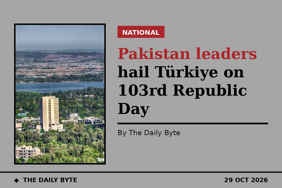 Pakistan leaders hail Türkiye on 103rd Republic Day