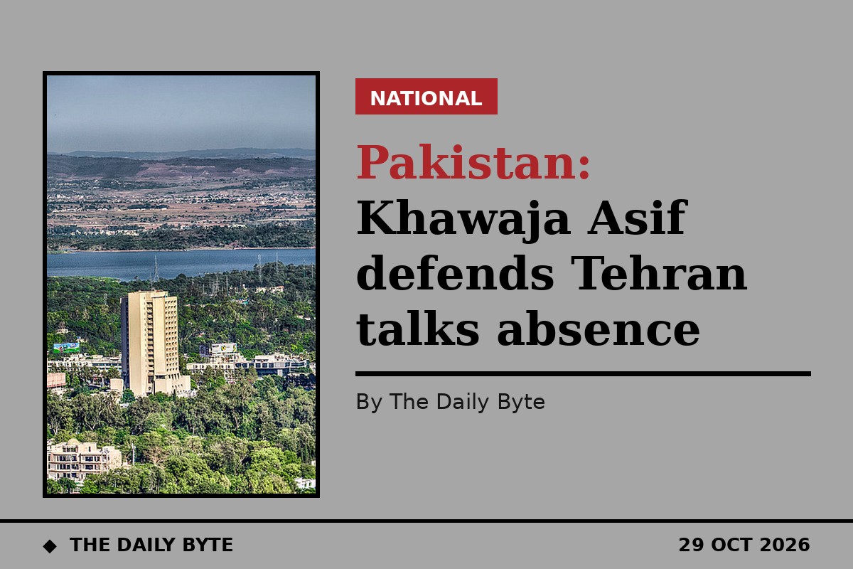 Pakistan: Khawaja Asif defends Tehran talks absence