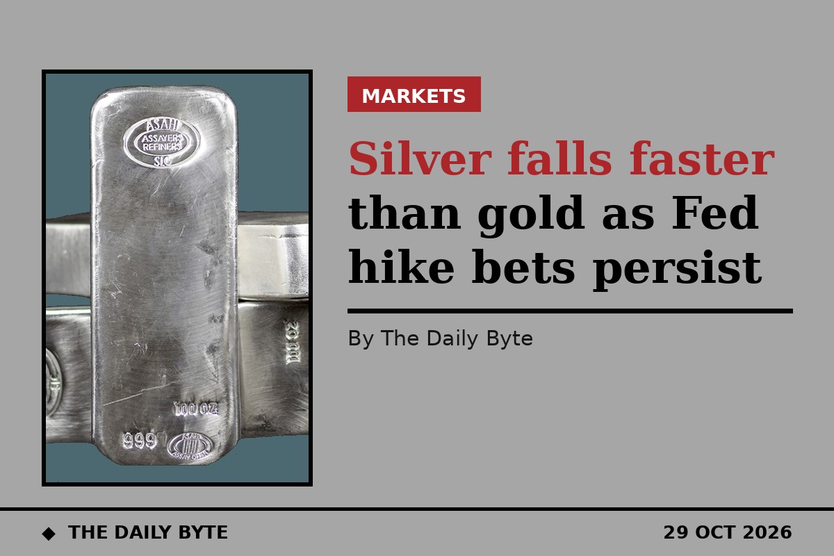 Silver bullion bars (file photo)