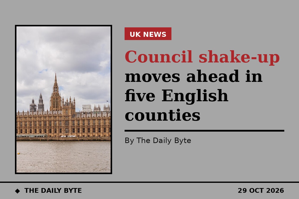 Council shake-up moves ahead in five English counties