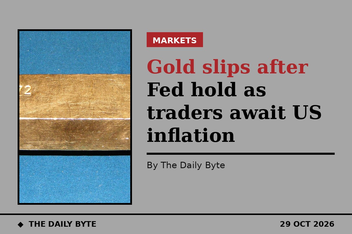 Gold slips after Fed hold as traders await US inflation