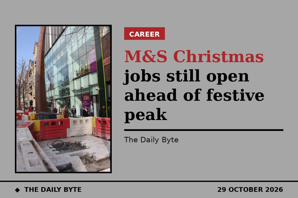 M&S Christmas jobs still open ahead of festive peak