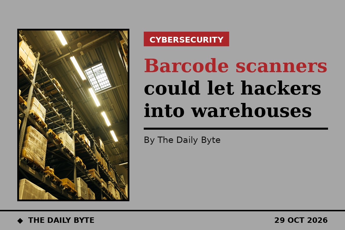 Barcode scanners could let hackers into warehouses