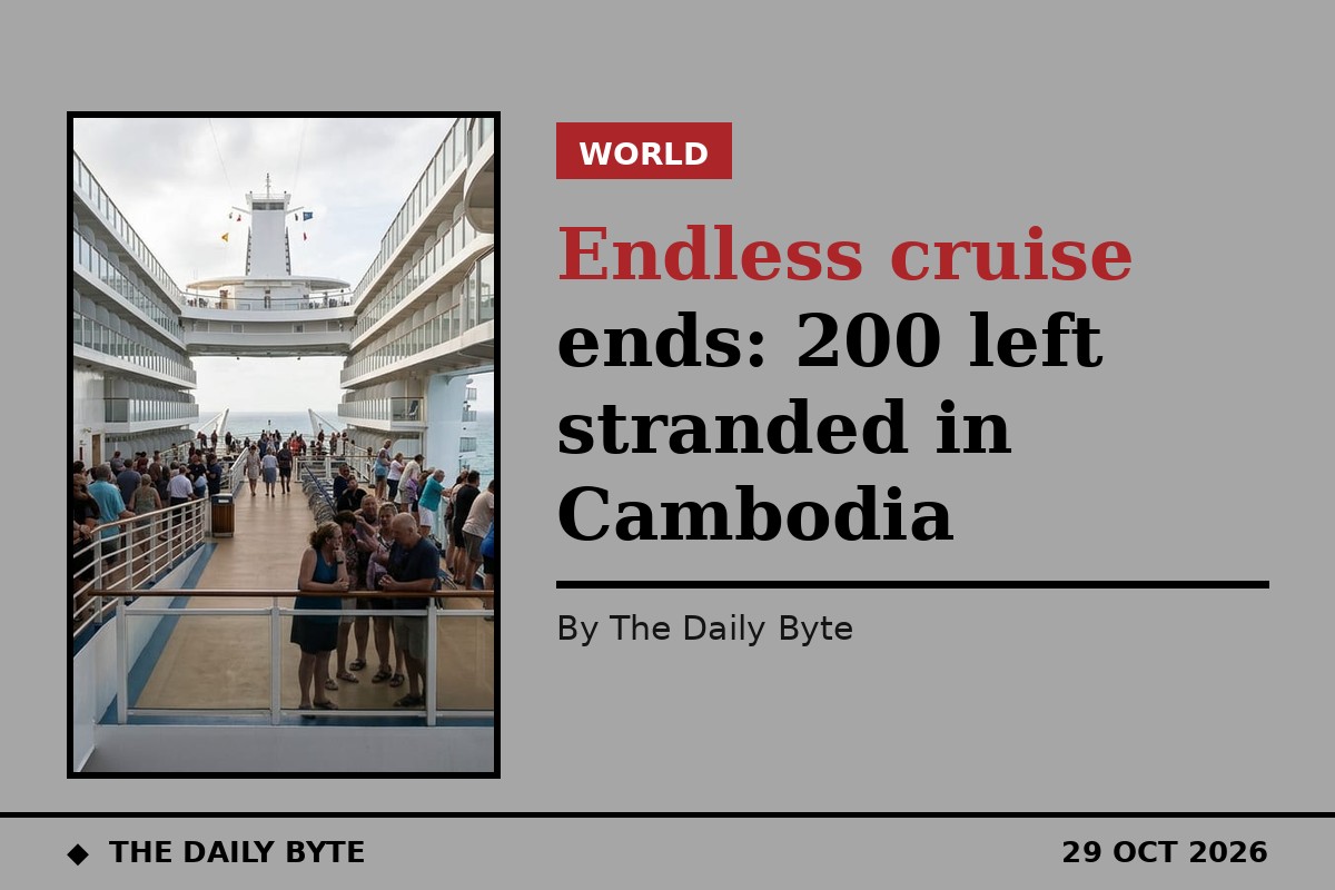 Endless cruise ends: 200 left stranded in Cambodia
