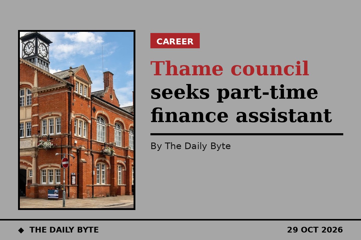 Thame council seeks part-time finance assistant