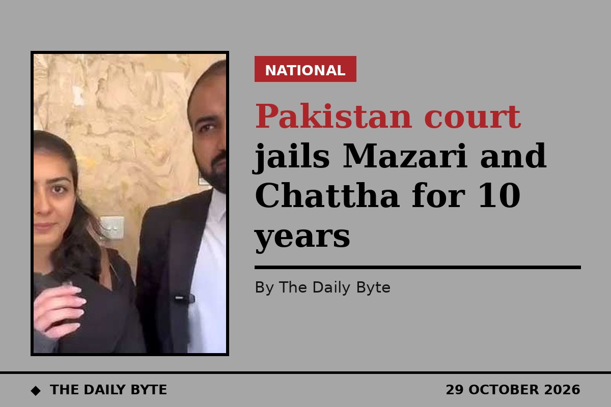 Pakistan court jails Mazari and Chattha for 10 years